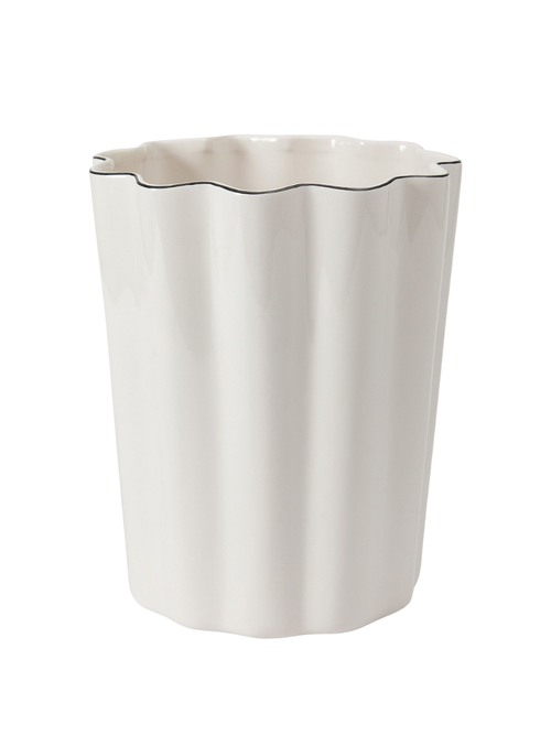 Odille Porcelain Waste Basket