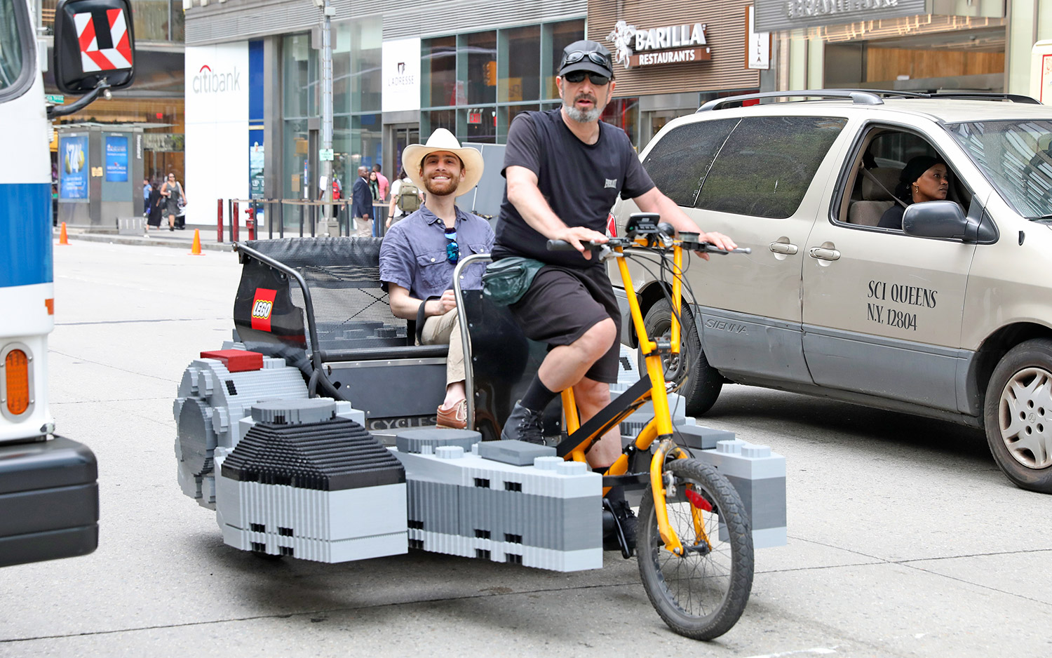 Millennium Falcon pedicab in Manhattan