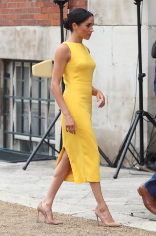 Meghan Markle's yellow dress
