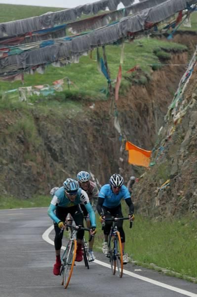 Yevgeniy Sladkov (Kazakhstan) took top KOM points for the day.