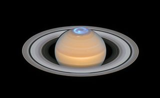 Auroras on Saturn