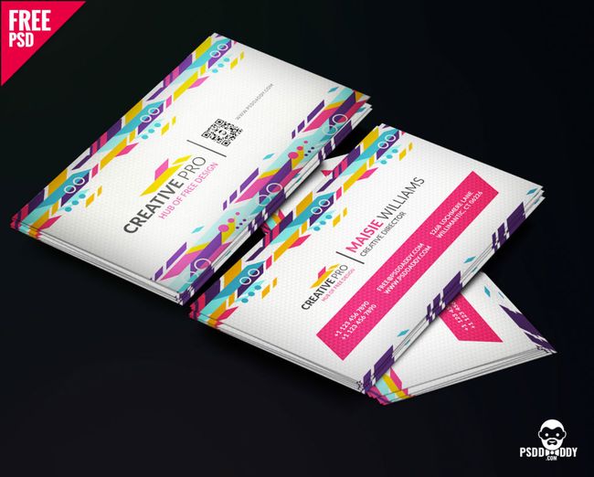 Free business card templates: Creative pro business card