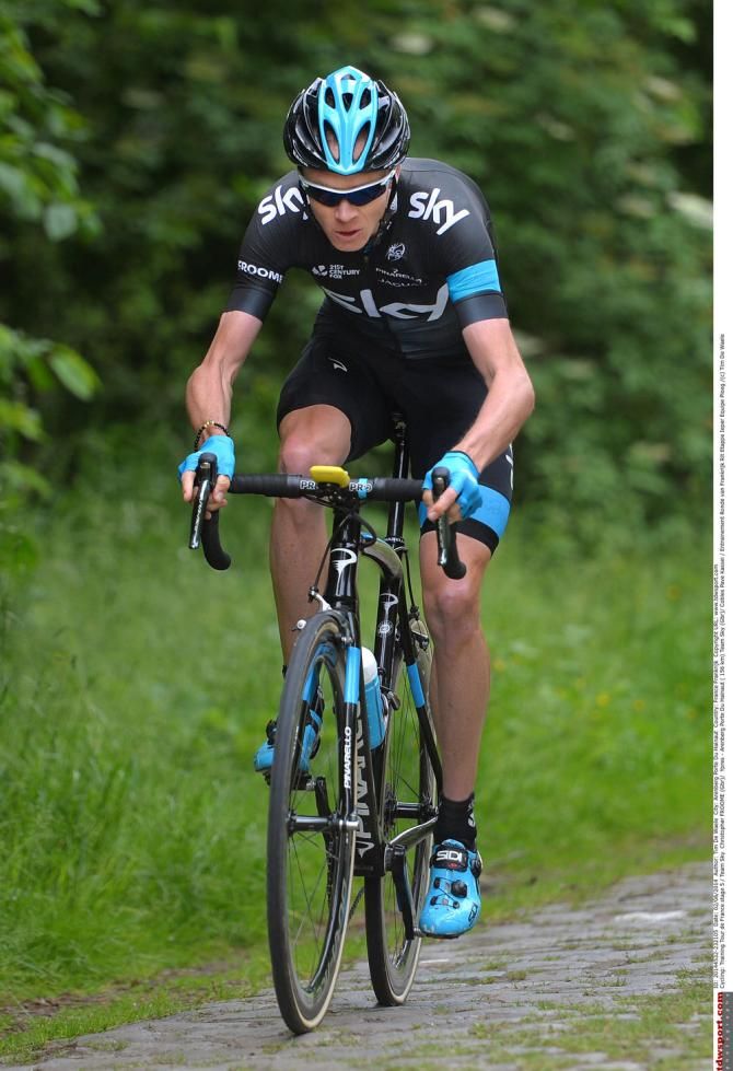 Defending Tour de France winner Chris Froome (Team Sky)