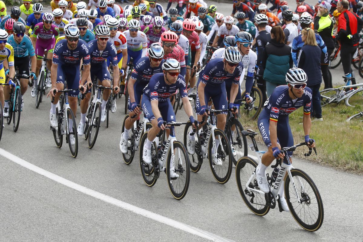 Etoile de Besseges Tour du Gard 2022 52nd Edition 2nd stage SaintChristollesAles Rousson 156 km 03022022 Alpecin Fenix photo Roberto BettiniSprintCyclingAgency2022