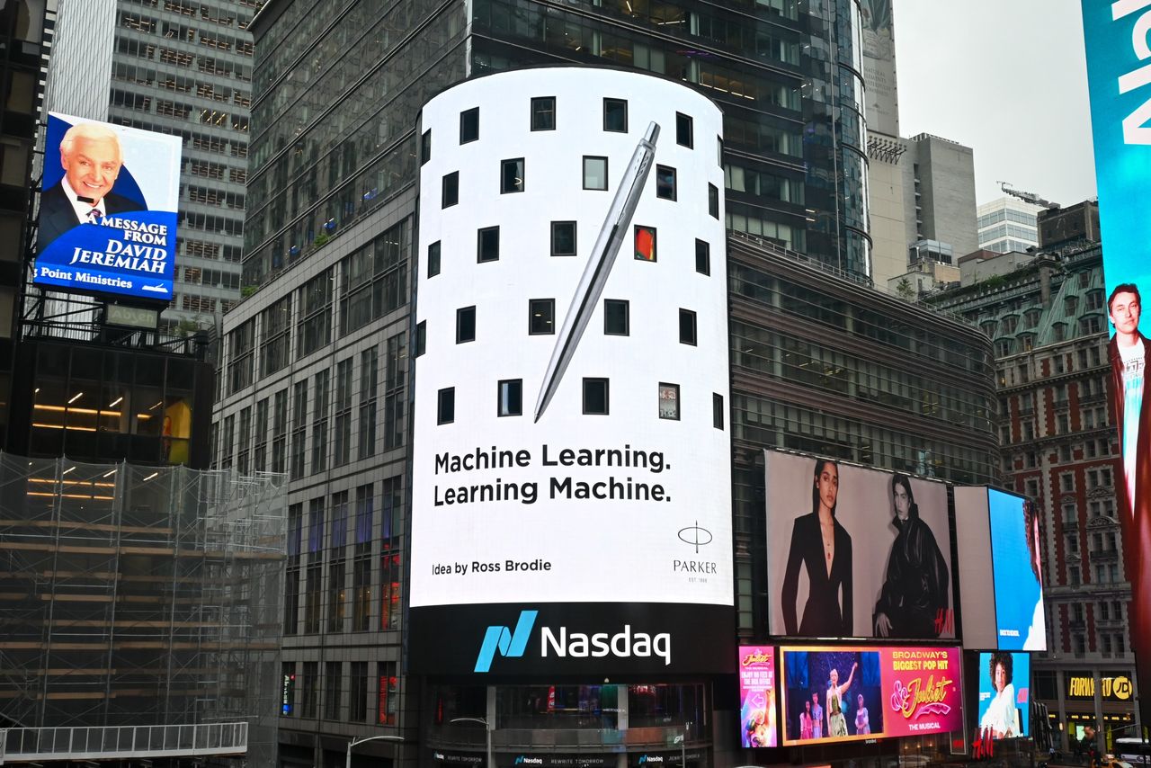 Parker Pen billboard