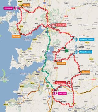 Vuelta Stage 12 map