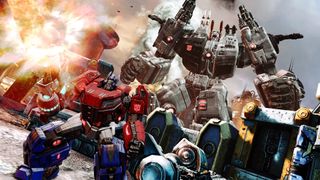Promotional screenshot of Transformers: Fall of Cybertron