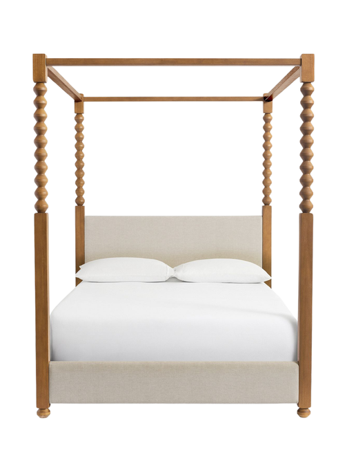Chris Loves Julia Stacked Ball Canopy Bed
