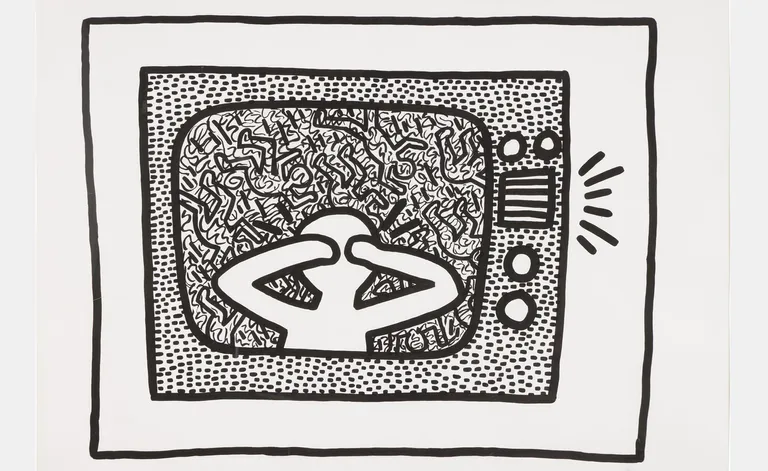 Keith Haring work from Victoria Beckham's collection