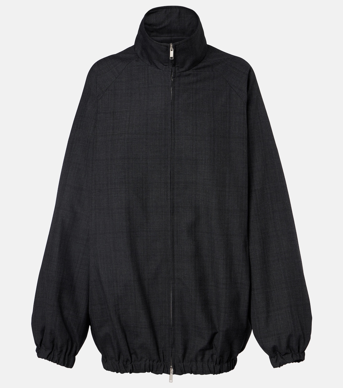 Baxter Plaid Oversized Blouson Jacket
