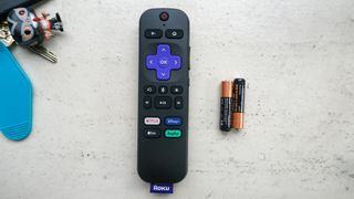 The Roku Streaming Stick 4K's remote