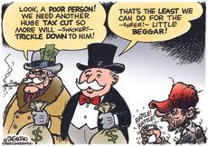 Political cartoon