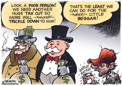 Political cartoon
