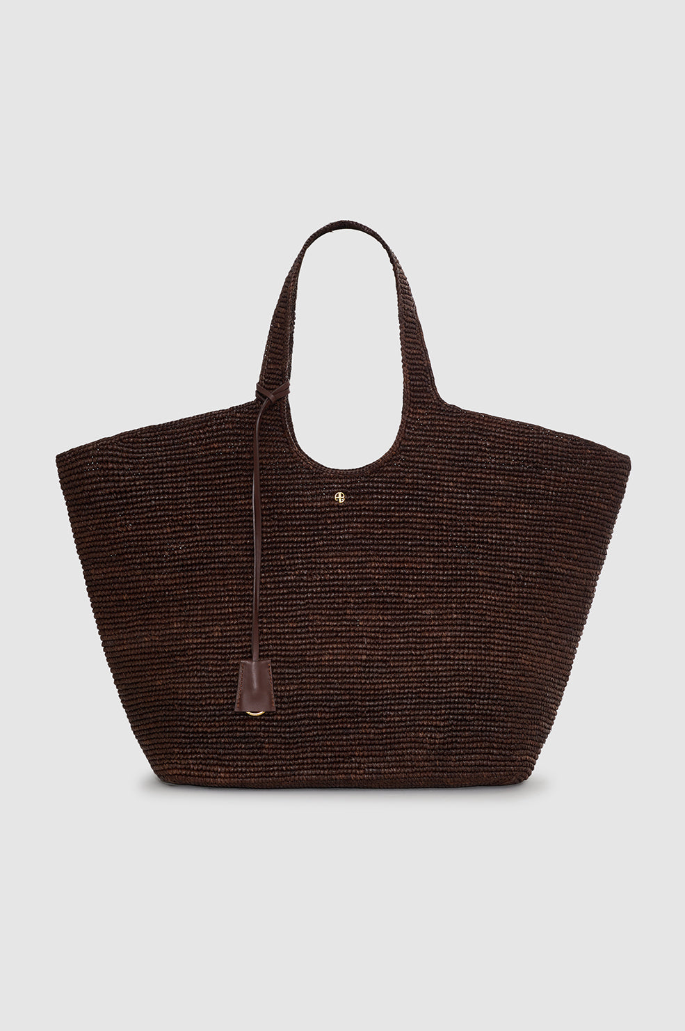 Lili Tote Raffia - Dark Brown