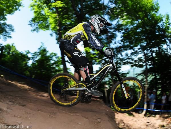 The top of the course had many big challenges