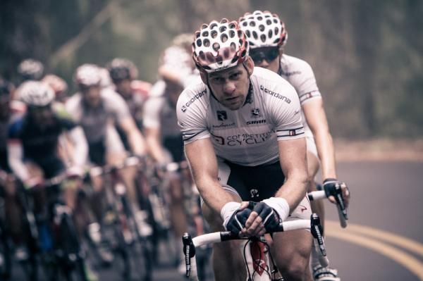 Michael Olheiser (Competitive Cyclist) begins the take some time out of the break.