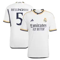 Real Madrid Adidas Home Authentic Shirt 2023/24 with Bellingham 5 printingWas £148Now £99.16