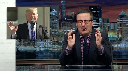 John Oliver grimaces at the idea of Ivanka Trump calling her father "daddy"