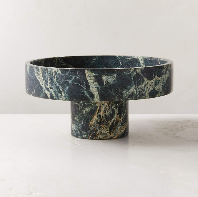 CB2 marble fruit bowl