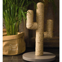 Designed By Lotte - Wooden Cactus Cat Scratching Post | £79.99 at Not in the Dog House