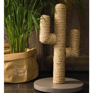 Designed By Lotte - Wooden Cactus Cat Scratching Post