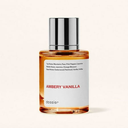 Dossier Ambery Vanilla Eau De Parfum, Inspired by Ysl's Black Opium, Perfume for Women, 1.7 Oz