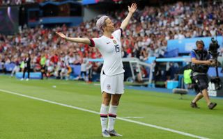 Megan Rapinoe of the U.S. Women's Soccer Team (Credit: Elsa/Getty)