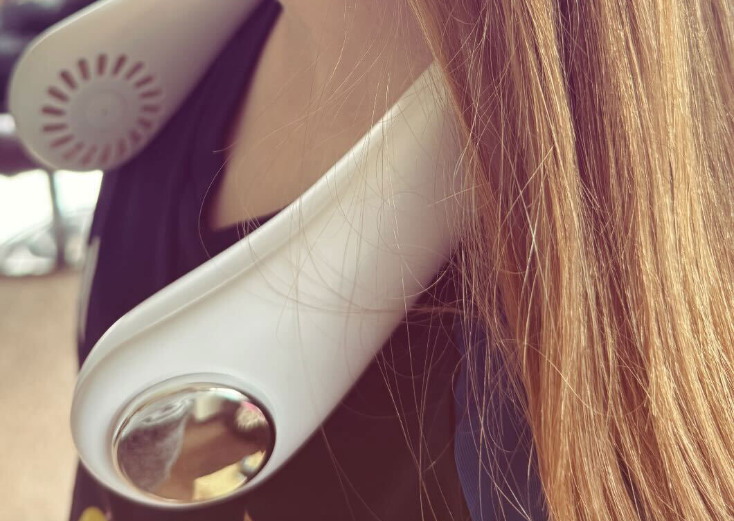 Hands-free fan on Amazon