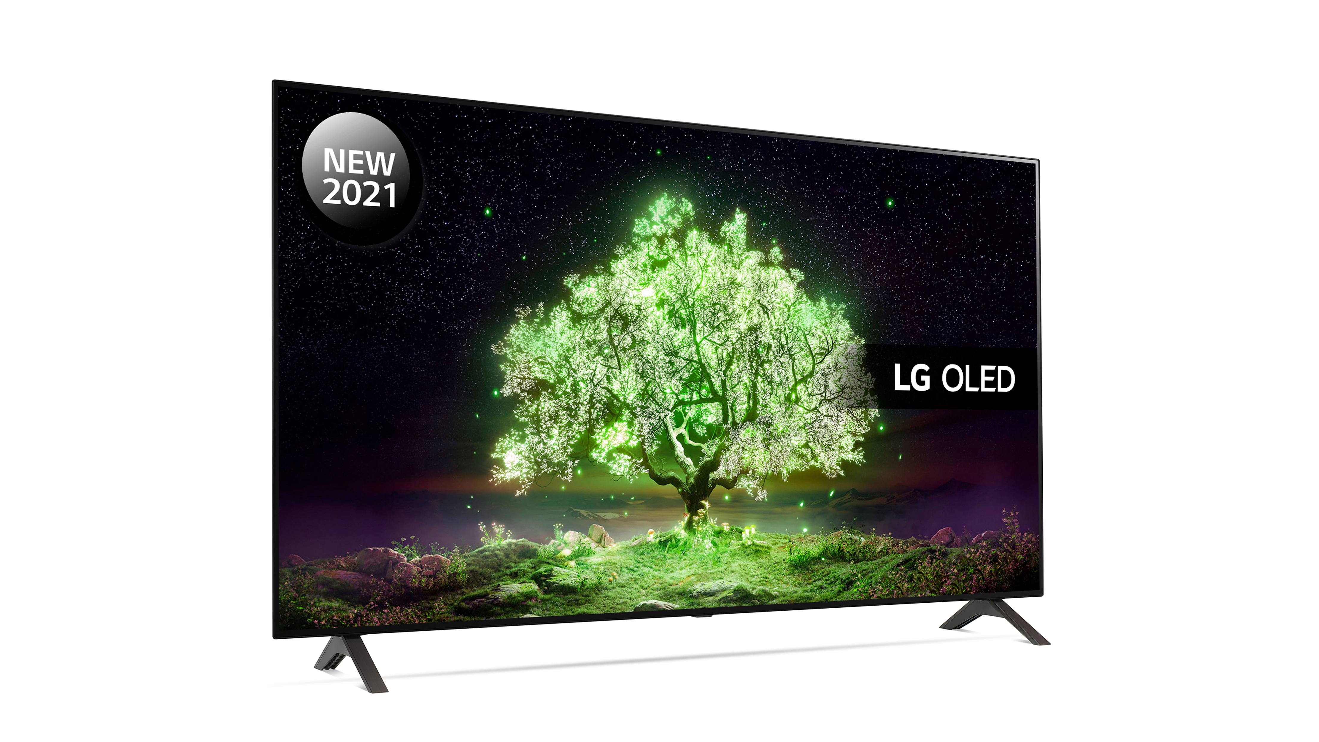 LG A1 TV on white background