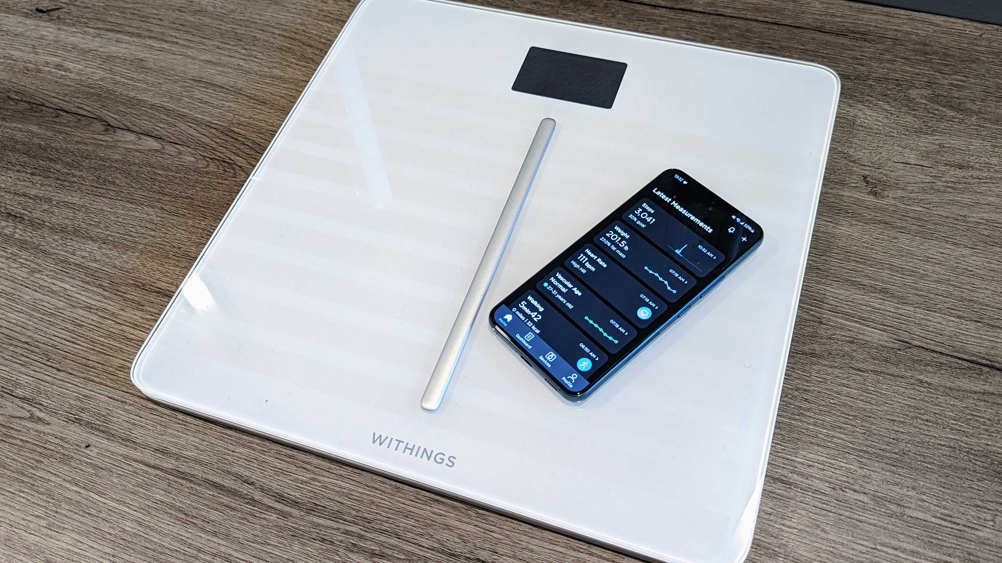 Withings Body Cardio mit der Health Mate-App