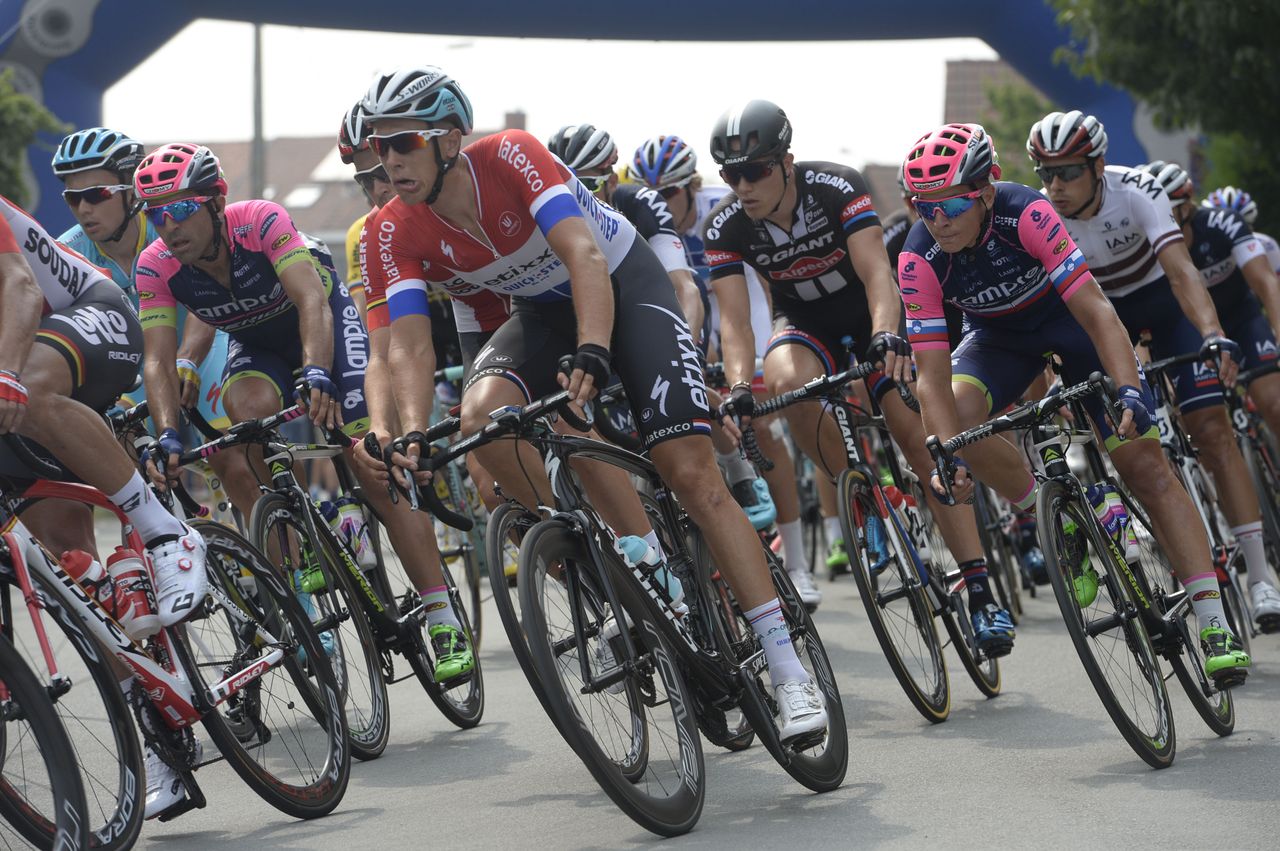 Dutch champion Niki Terpstra in the bunch