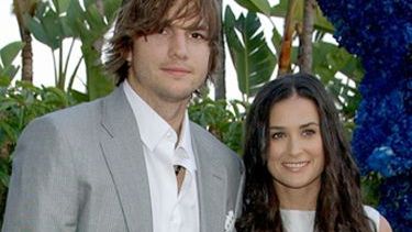 Ashton Kutcher and Demi Moore