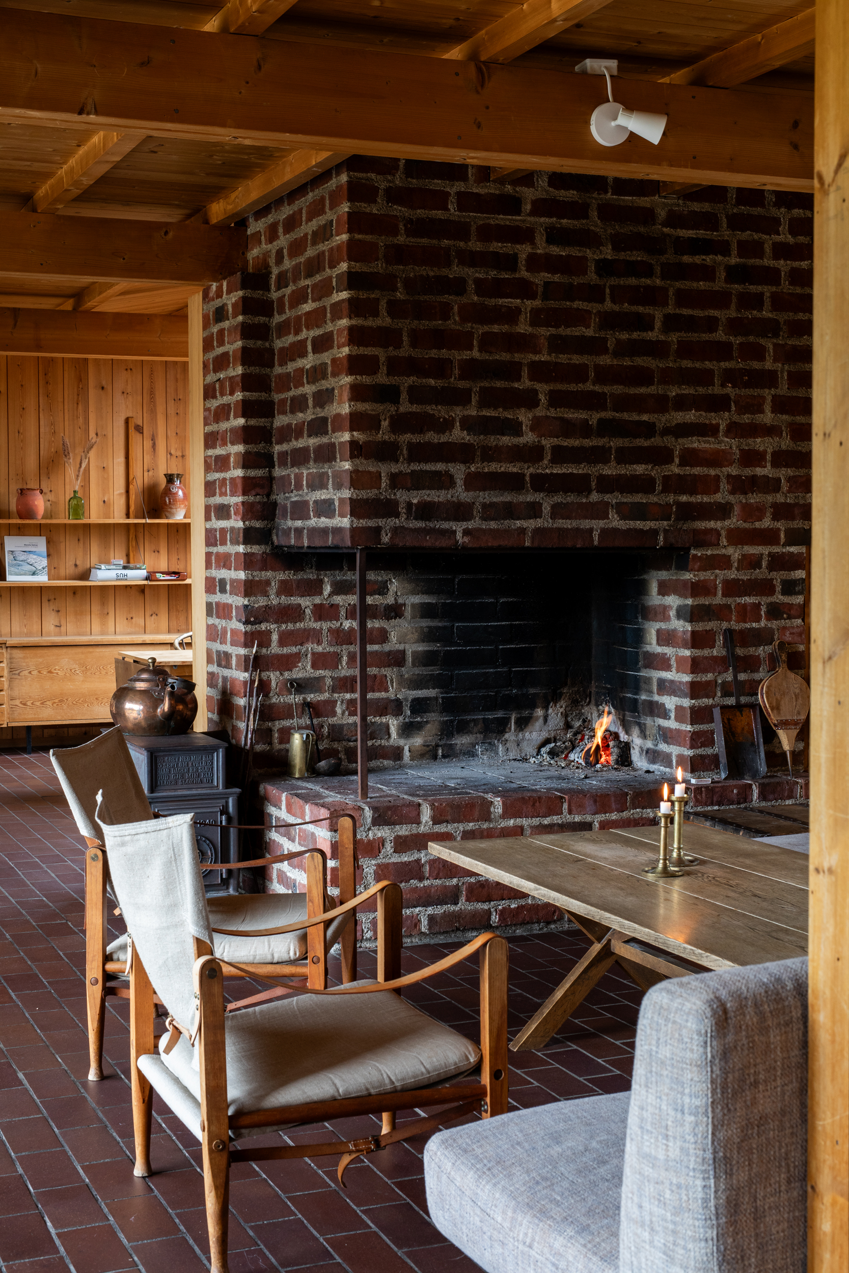 Wenche Selmer 'Own House' book, photos showing the architect's timber house/cabin