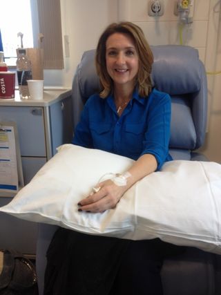 Victoria Derbyshire undergoing chemotherapy
