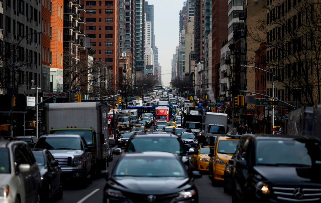 NYC traffic.