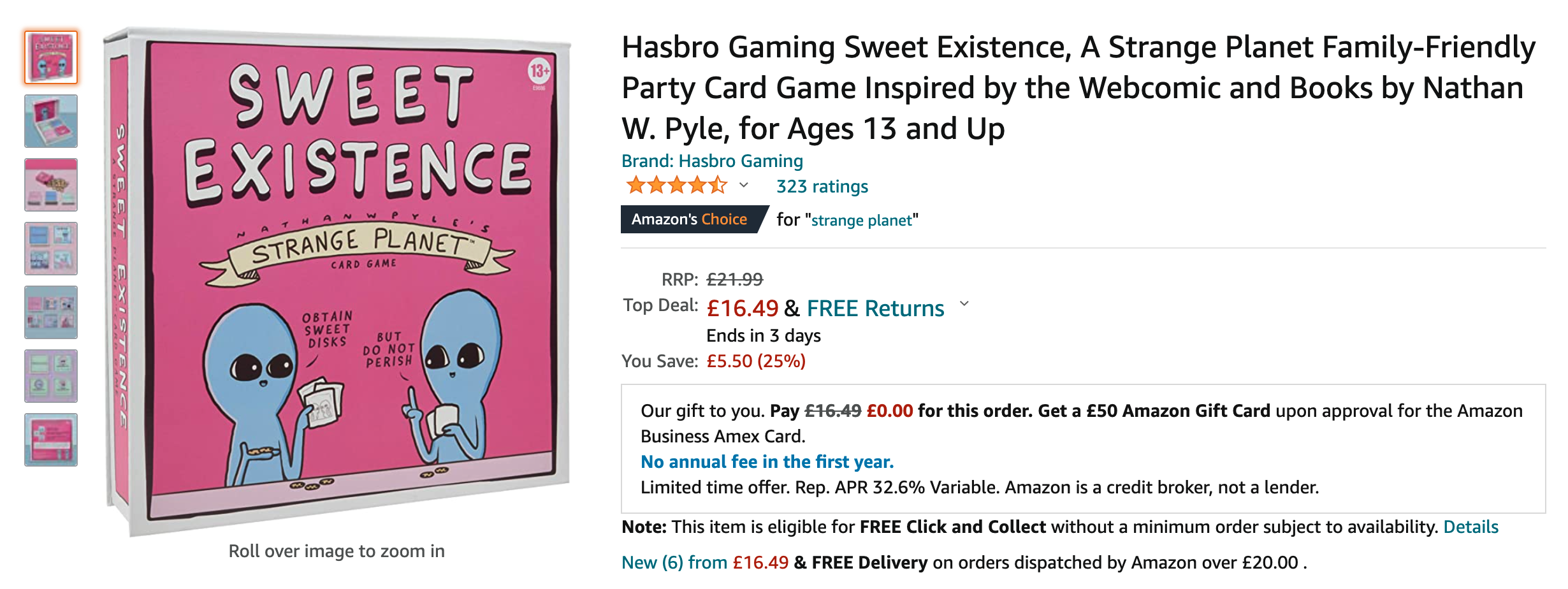 Amazon Black Friday deal Sweet Existence
