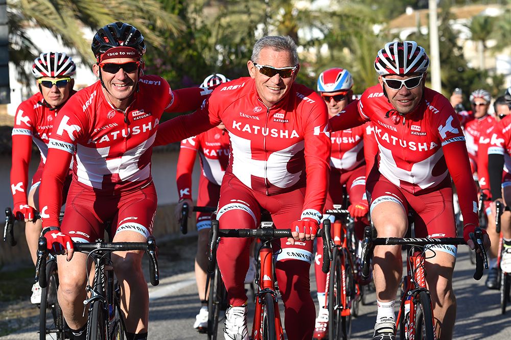 All smiles on the front of the rdide