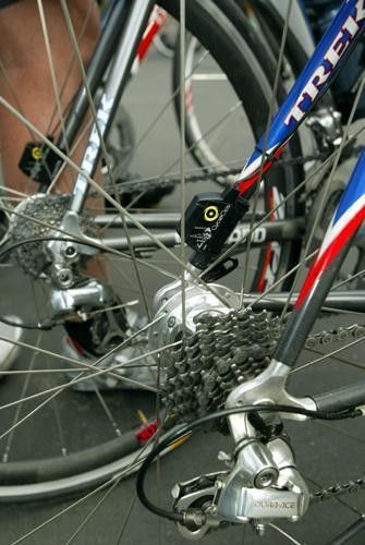 Camper&rsquo;s bikes were set up with the newest Powertap SL to show them exactly what they were achieving or could work on throughout the week.