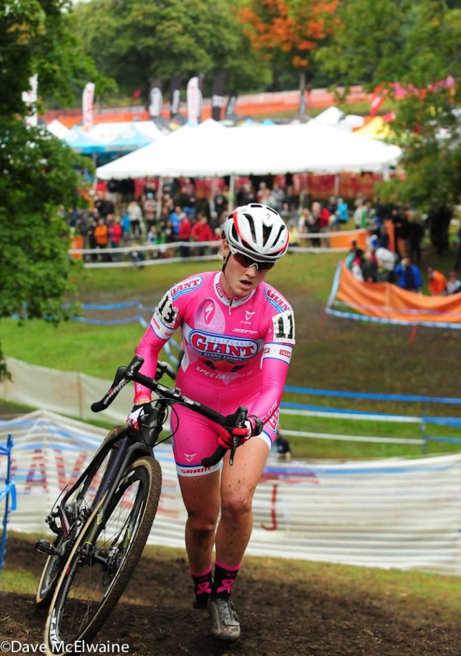 Elle Anderson (CalGiant Berry Farm/ Specialized) lost a bit of ground today to the cyclo-cross specialists