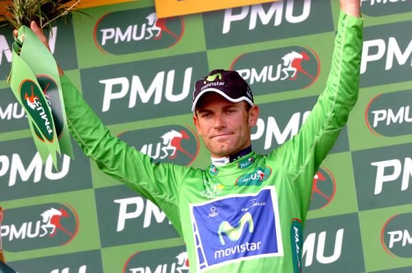 Jose Joaquin Rojas (Movistar) regained the green jersey.