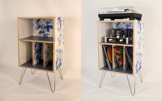 Enton Green's 'S1' Hi-Fi stand and vinyl storage unit