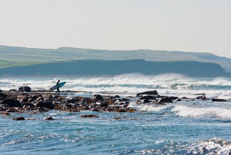 Lahinch beach, Ireland.