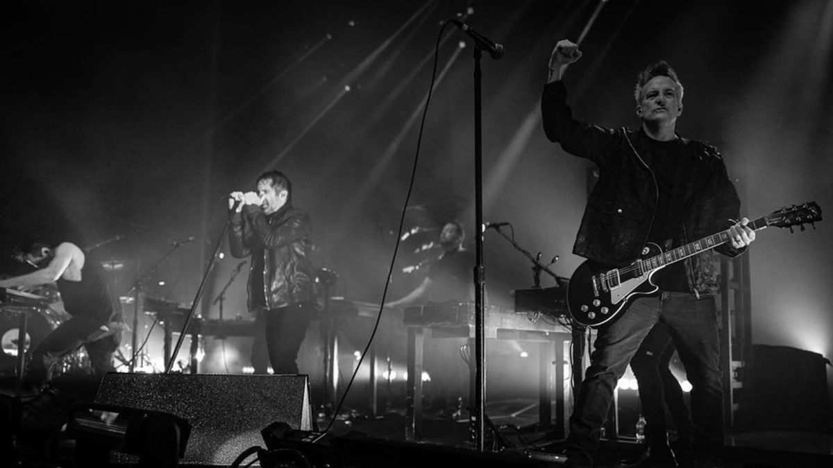 Nine Inch Nails reunite with former members, including guitarist Richard Patrick, at Cleveland hometown show