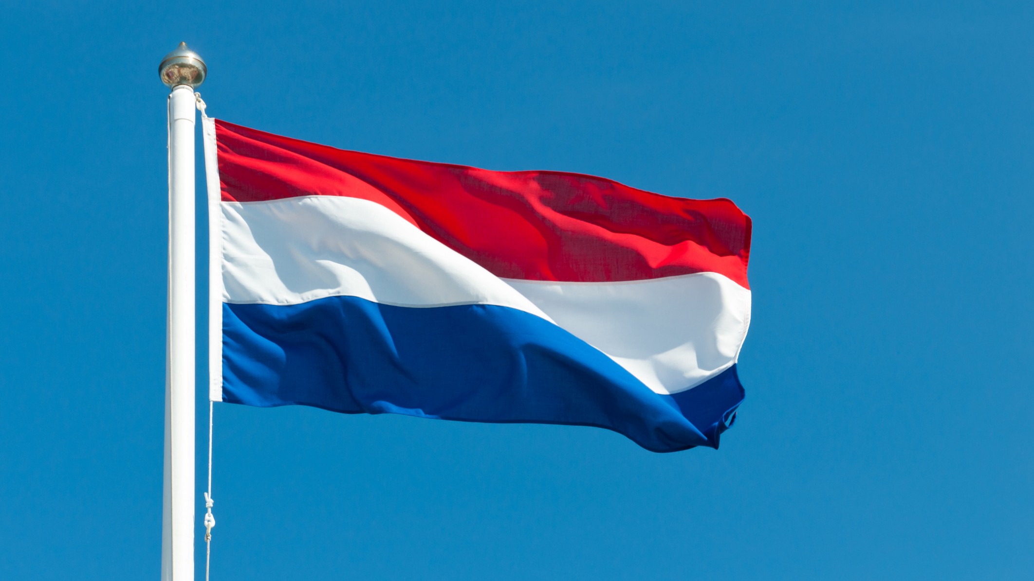 National flag of Holland - stock photo