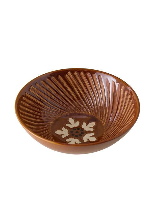 Heikki Medium Hand-Painted Stoneware Bowl