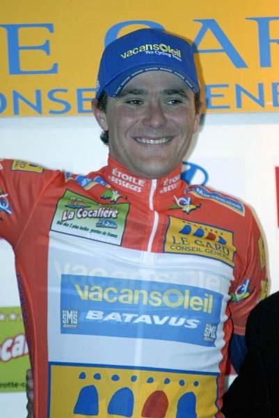 Borut Bozic (Vacansoleil Pro Cycling Team) also leads the points competition.