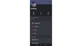 Making a user an admin on Discord for Android