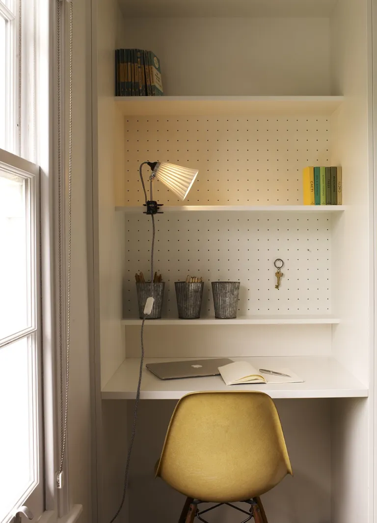 hidden desks and small home office ideas