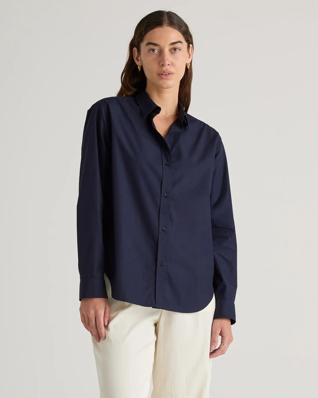 Light denim shirt cuffed main image 0