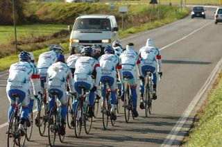 The Androni team enjoy their first training camp ahead of the 2012 season